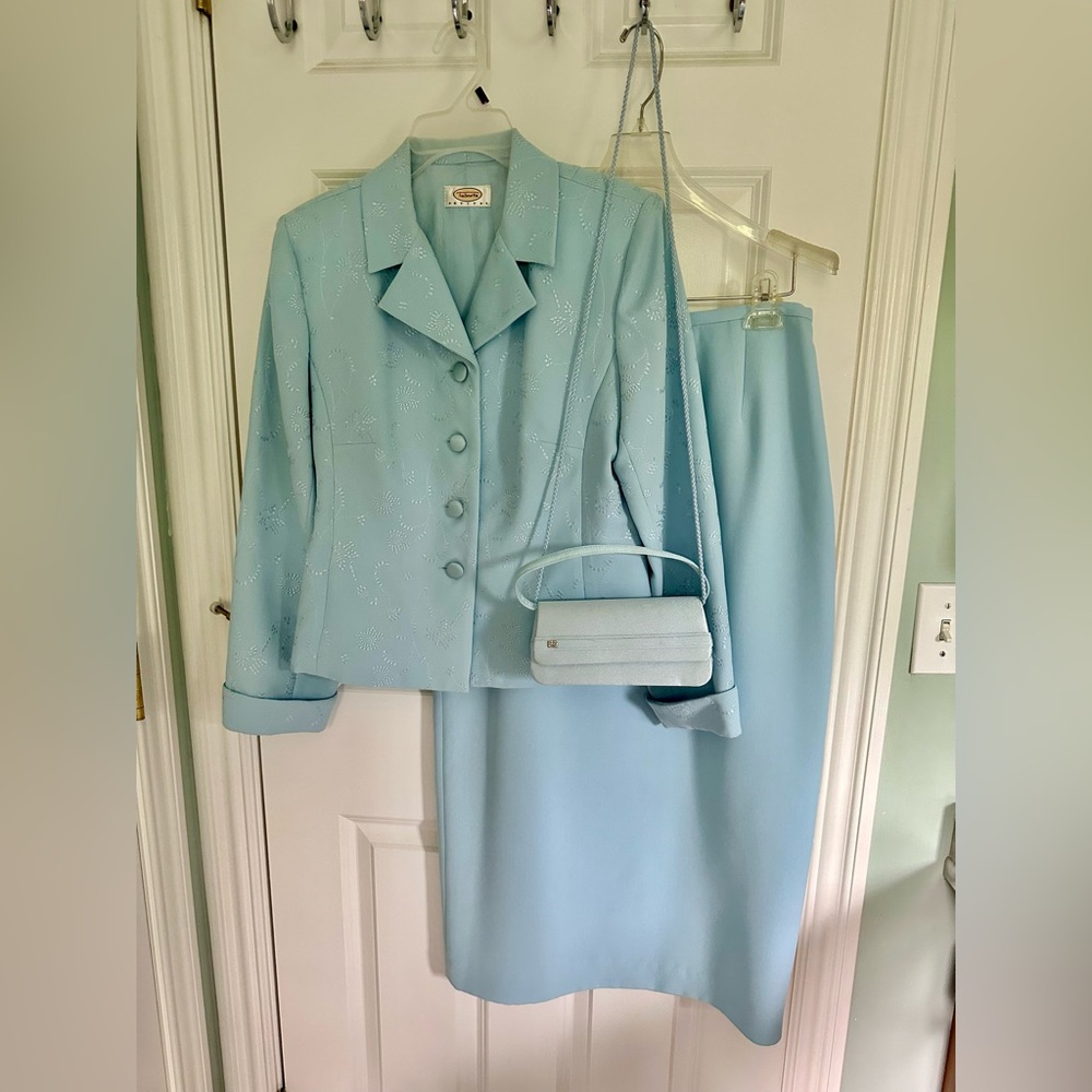 Talbots Mother of Bride or Groom Dress/Suit with Purse & Shoes
